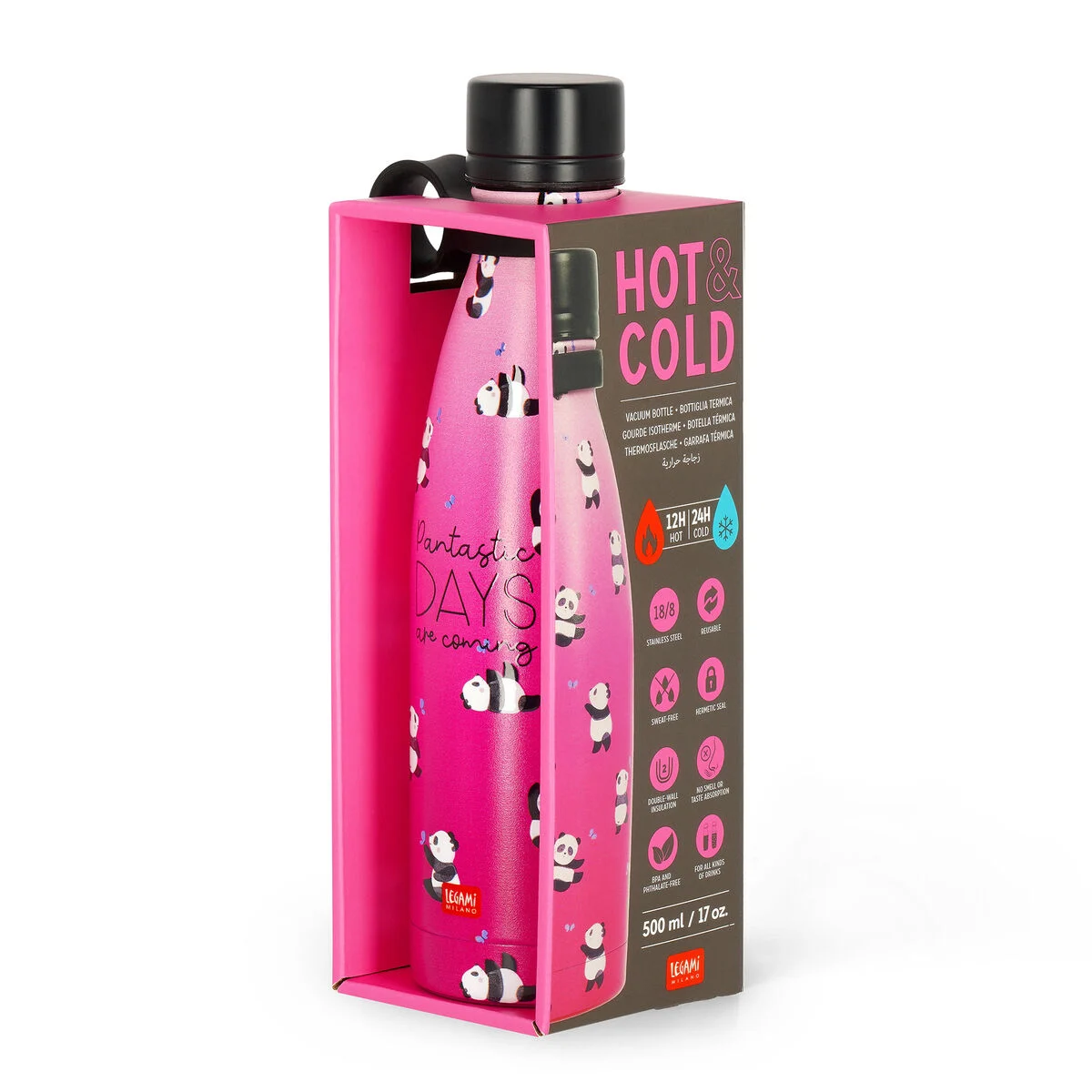 Hot & Cold Garrafa térmica 500ml - Panda - Image 4
