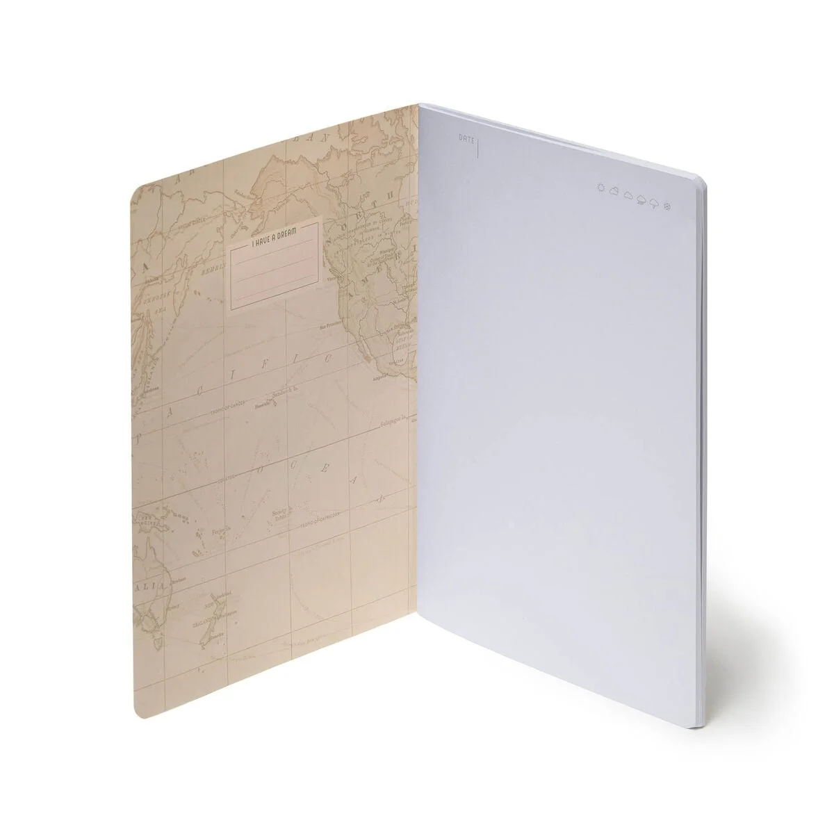 Caderno A5 liso - Travel
