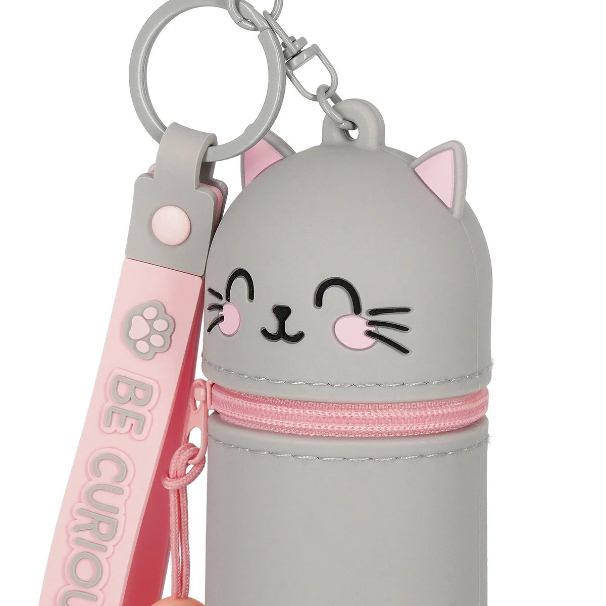 Mini Kawaii - Porta-moedas com porta-chaves - Gato - Image 5