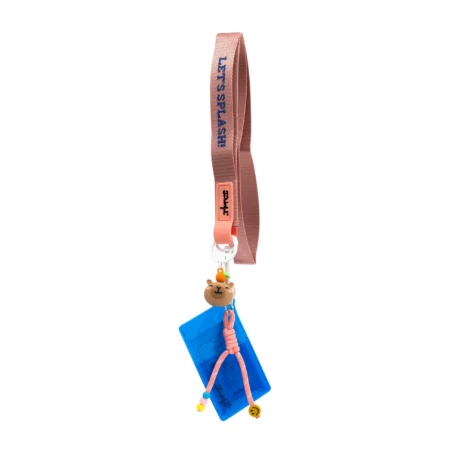 Fita Lanyard com porta-cartões Capivara