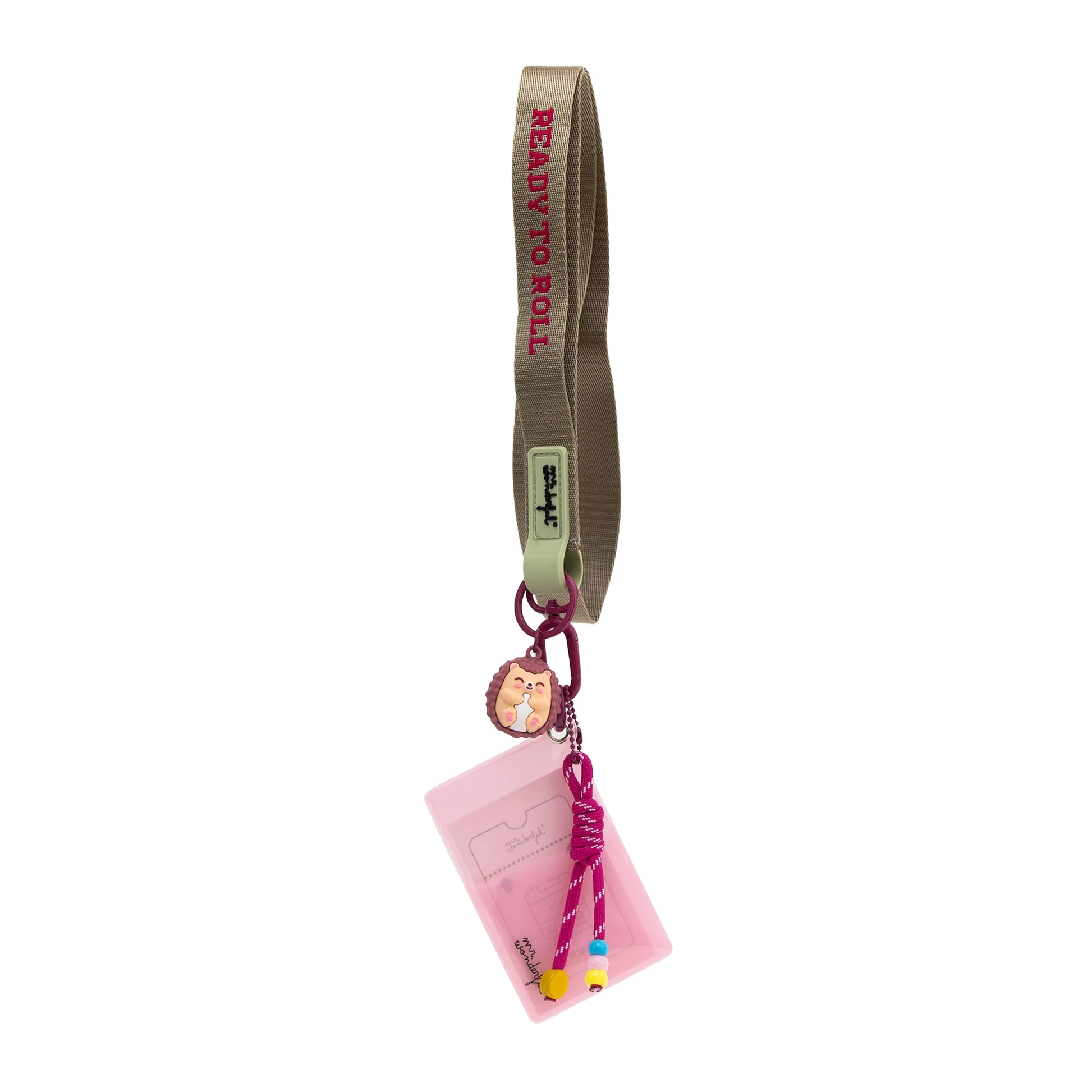 Fita Lanyard com porta-cartões Ouriço