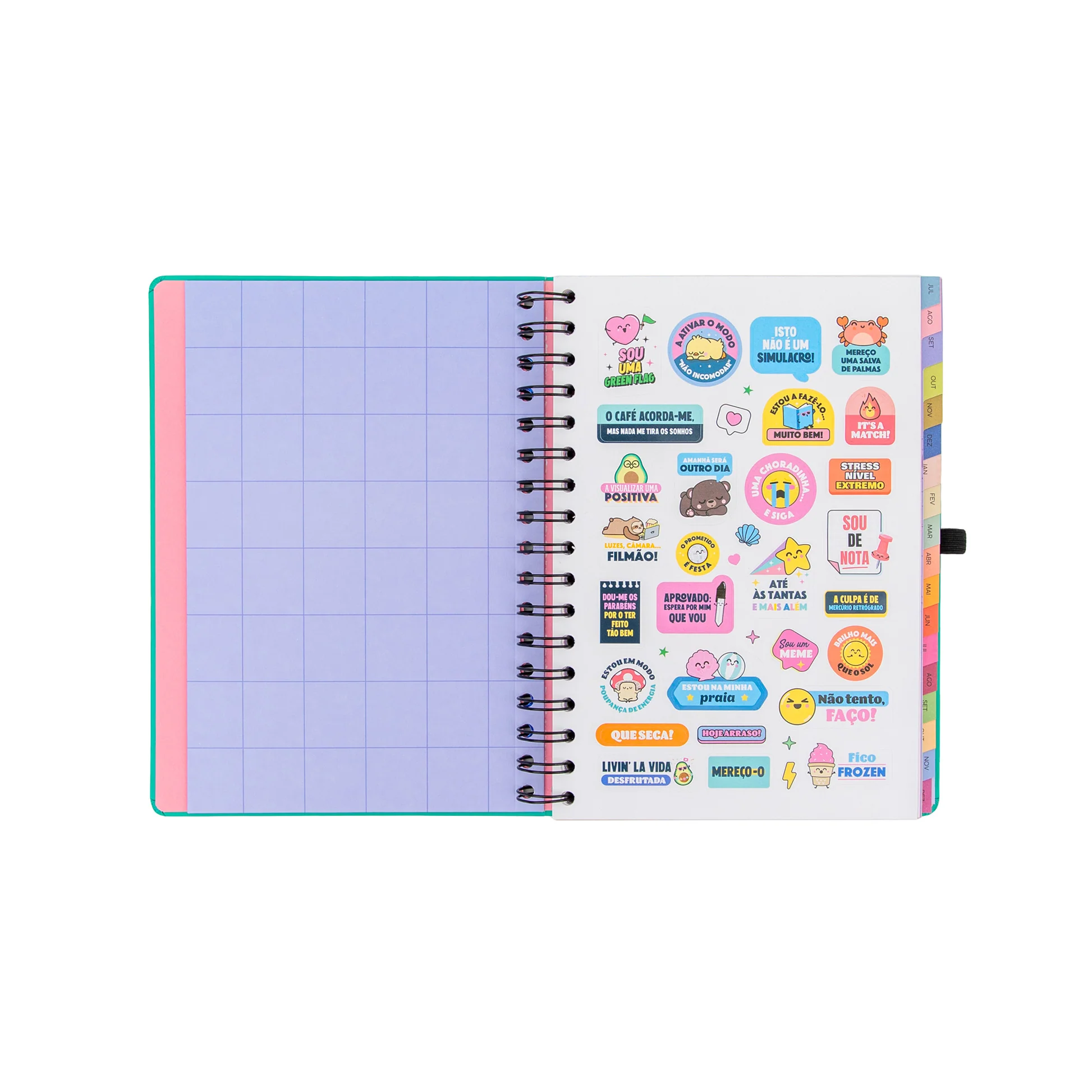 Agenda Mr. Wonderful 2026-27 Semanal 18 meses - Sonha muito, vive livre - Image 10