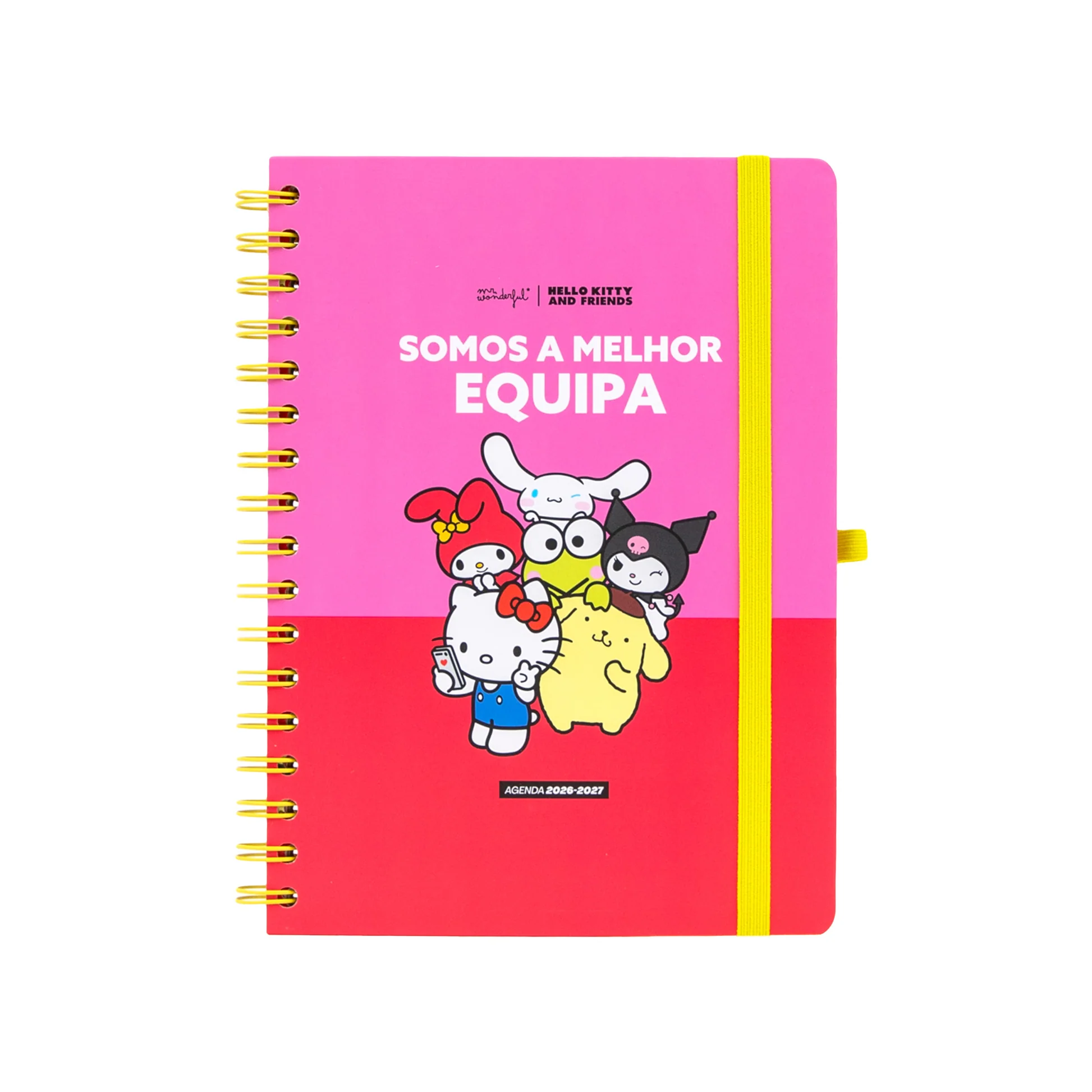Agenda Mr. Wonderful 2026-27 Hello Kitty & Friends Semanal – Somos a melhor equipa