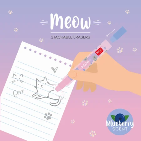 Borrachas empilháveis Meow Kitty