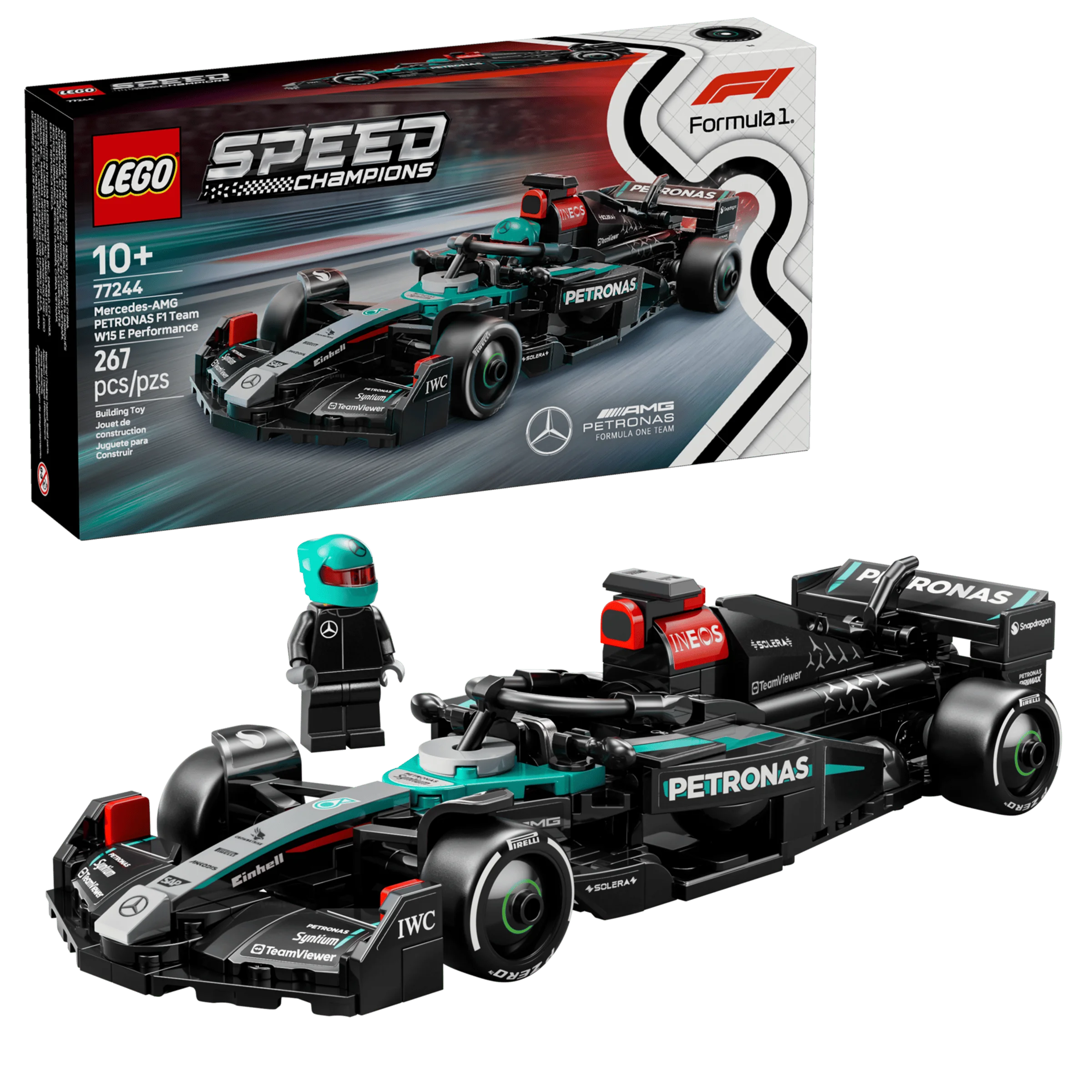 Lego 77244 Speed Champions Carro de Corrida Mercedes
