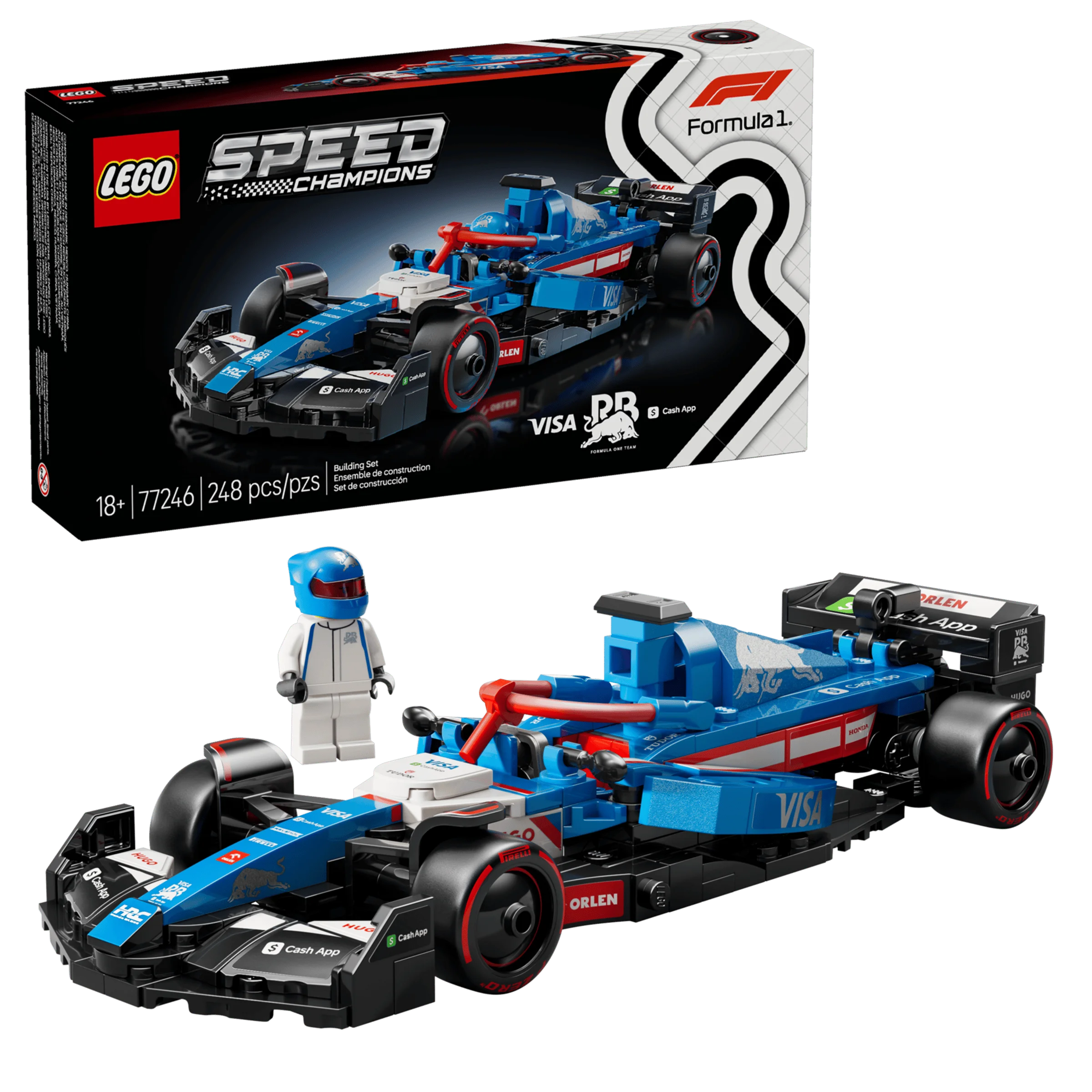 Lego 77246 Speed Champions Carro de Corrida Visa