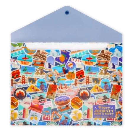 Pasta porta documentos Travel Stickers