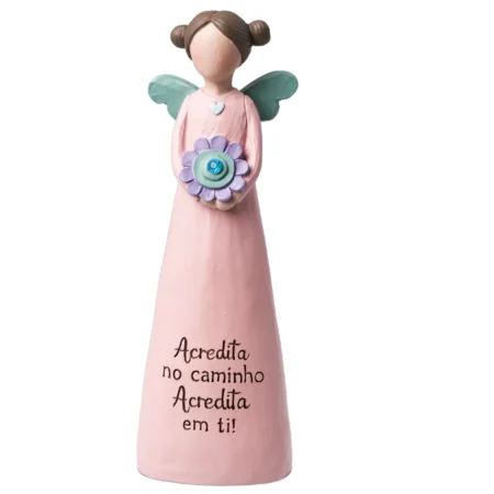 Anjo com mensagem - Acredita no caminho acredita em ti