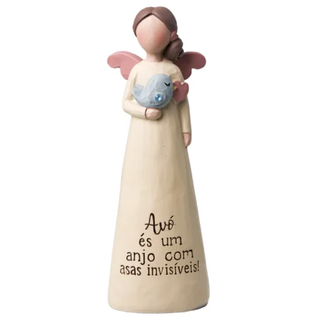 Anjo com mensagem - Avó és um anjo com asas invisíveis