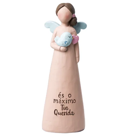 Anjo com mensagem - És o máximo Tia querida