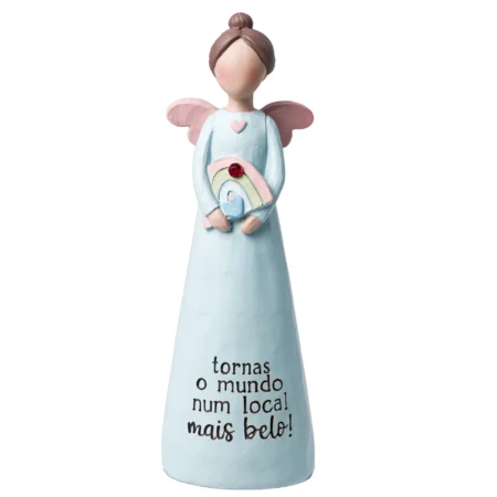 Anjo com mensagem - Tornas o Mundo num local mais belo