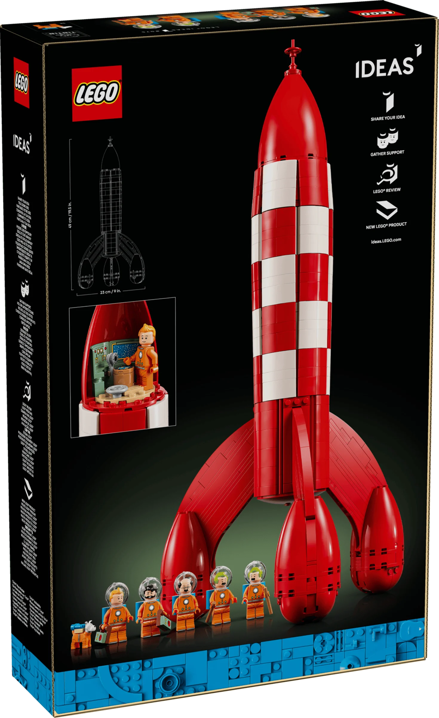 Lego 21367 Ideas - Foguetão Lunar de Tintin® - Image 10