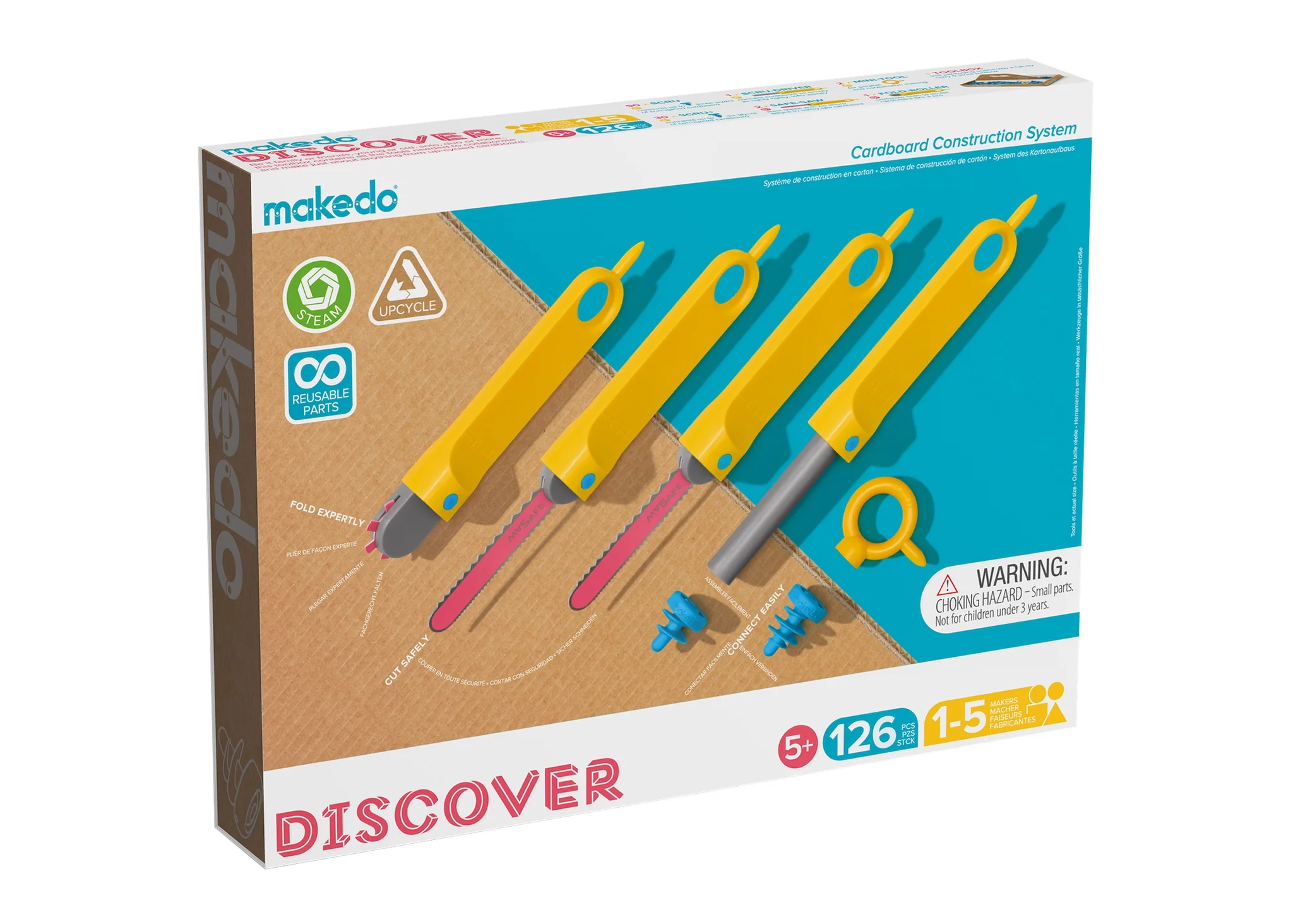 Makedo - Discover Kit 126 peças