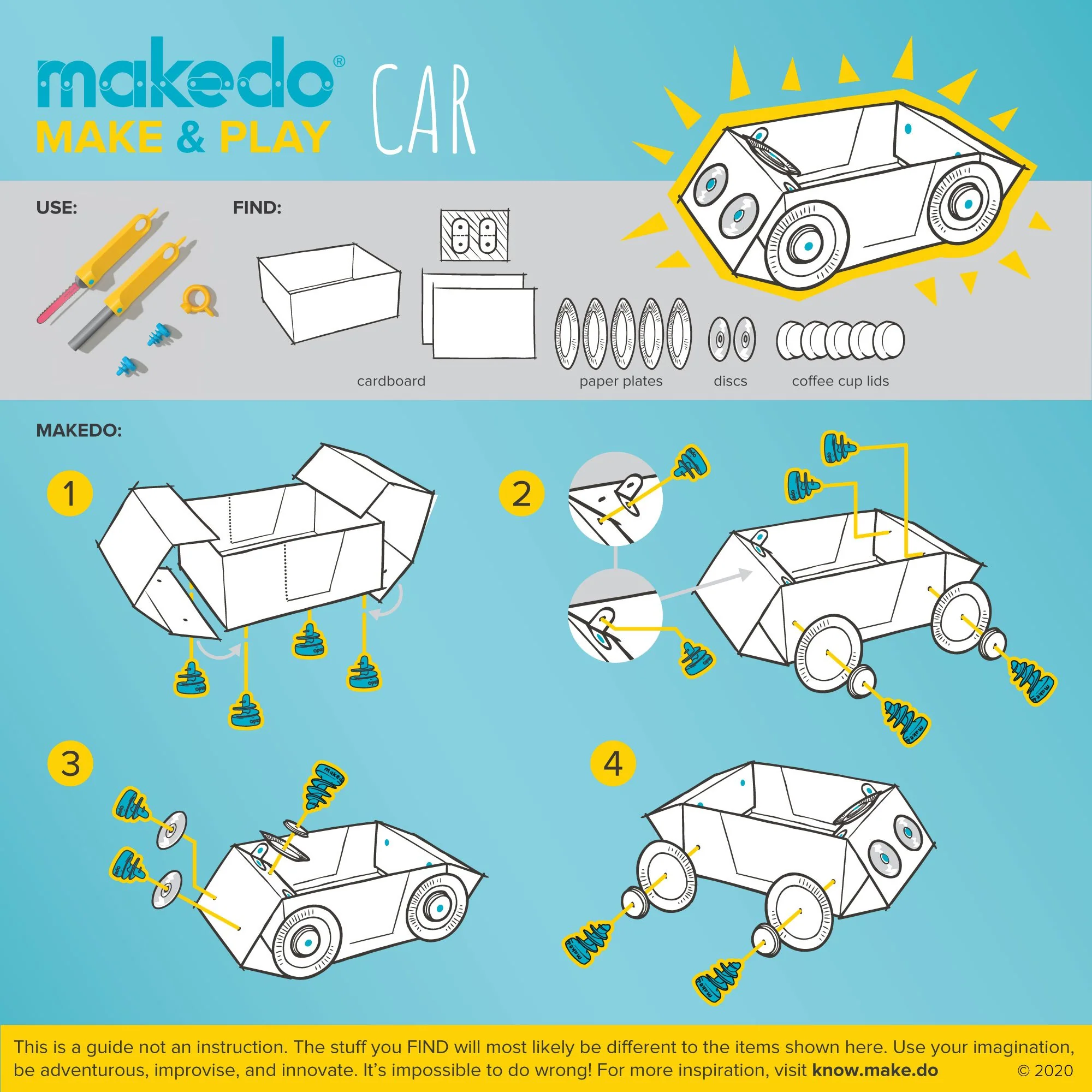 Makedo - Explore Kit 50 peças