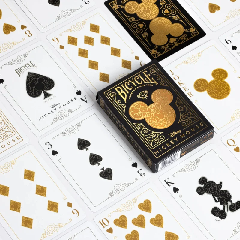 Baralho de Cartas Bicycle - Disney Mickey Mouse Gold & Black
