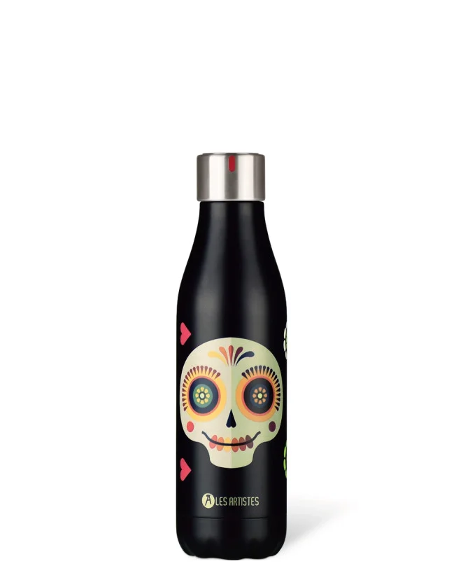 Garrafa térmica 500ml Les Artistes Paris - Caveira Mexicana