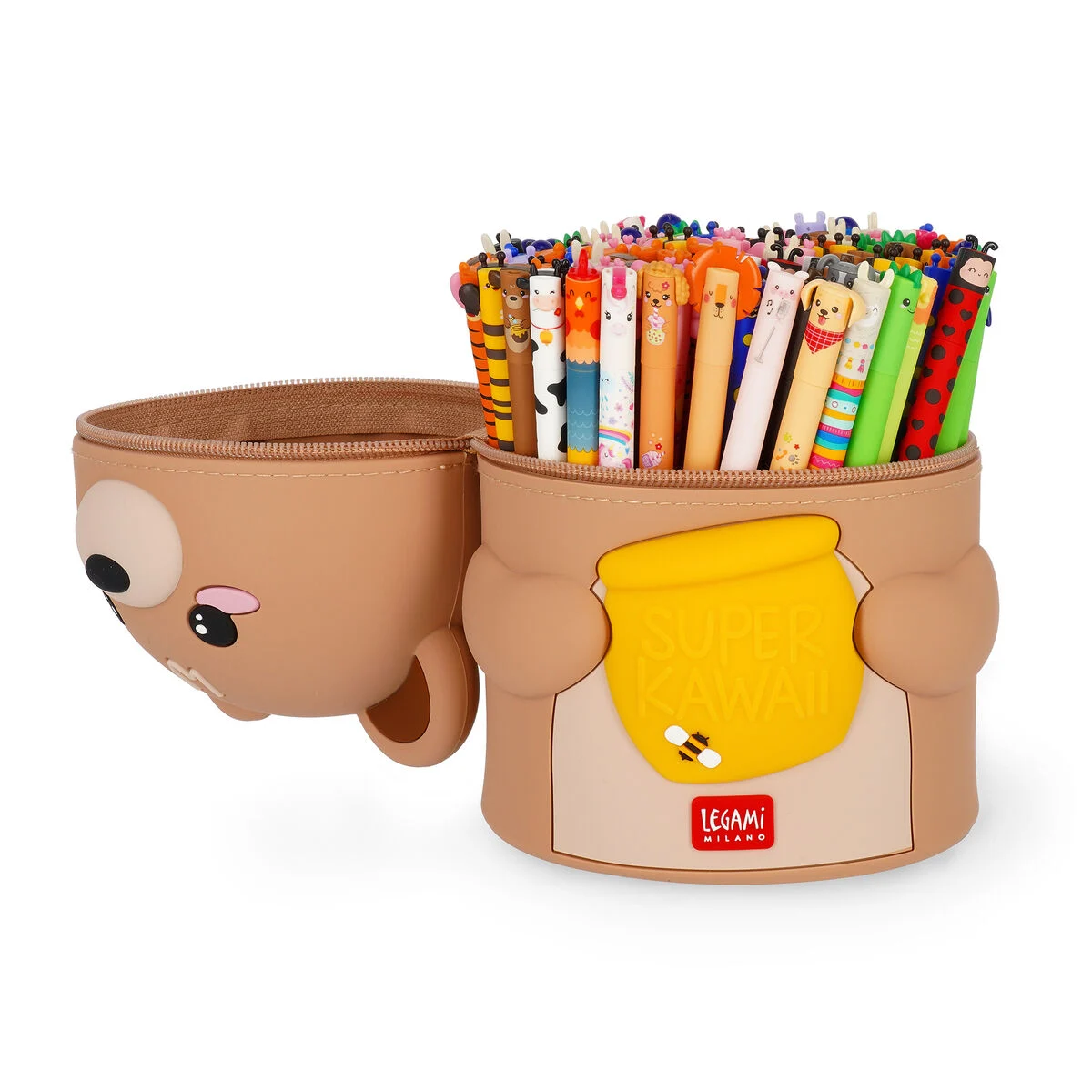Super Kawaii - Estojo gigante em silicone Legami - Teddy Bear