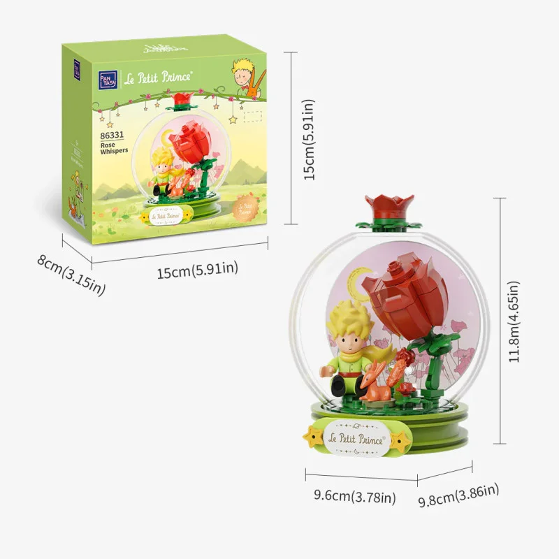 Le Petit Prince Rose Whispers kit de construção Pantasy