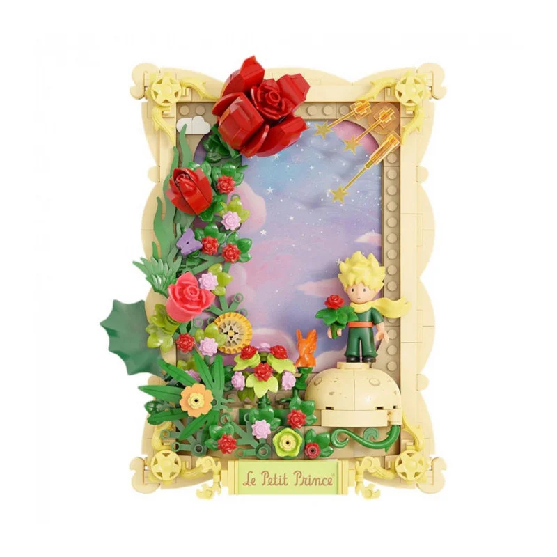 Le Petit Prince The Rose 3D Portrait kit de construção Pantasy