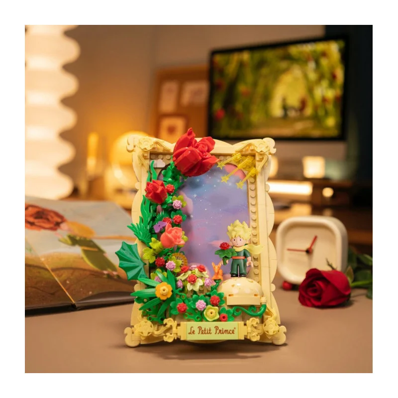Le Petit Prince The Rose 3D Portrait kit de construção Pantasy