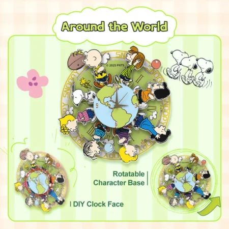 Snoopy Around the World kit de construção Puremind