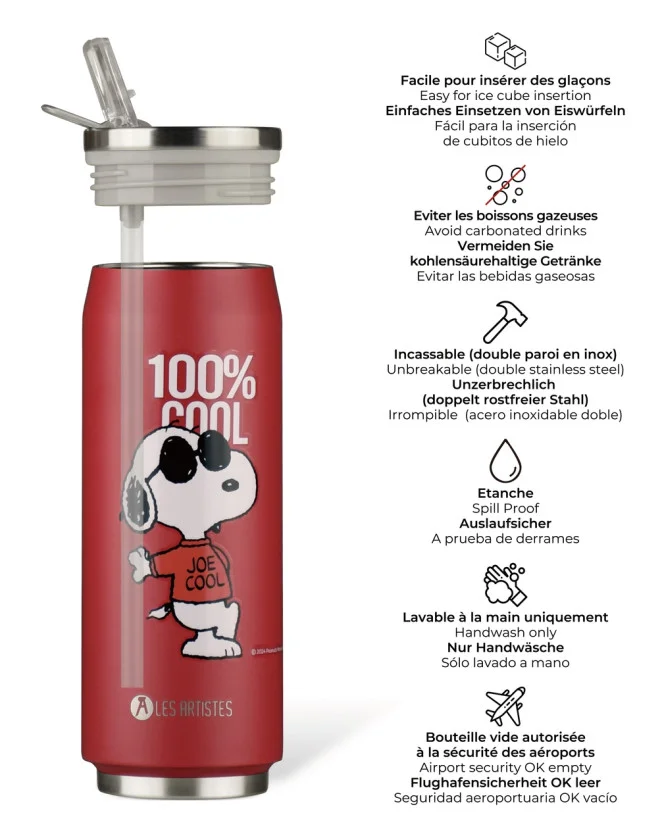 Lata térmica 500ml Les Artistes Paris - Snoopy Cool