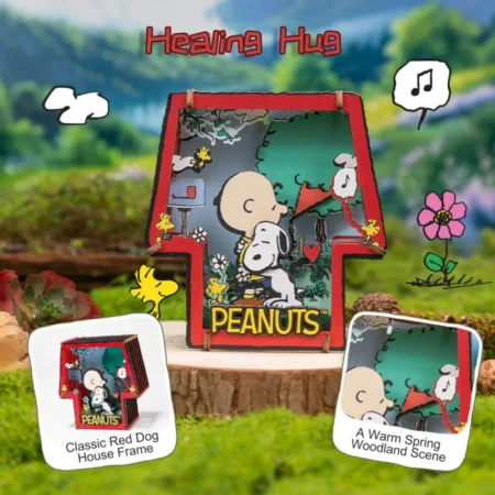 Snoopy Healing Hug kit de construção Puremind