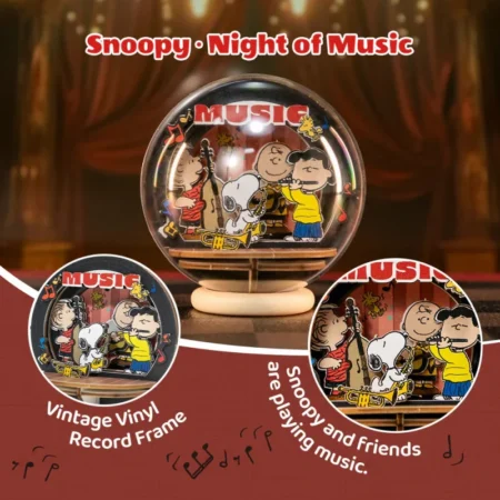 Snoopy Night of Music kit de construção Puremind