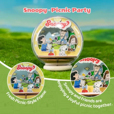 Snoopy Picnic Party kit de construção Puremind