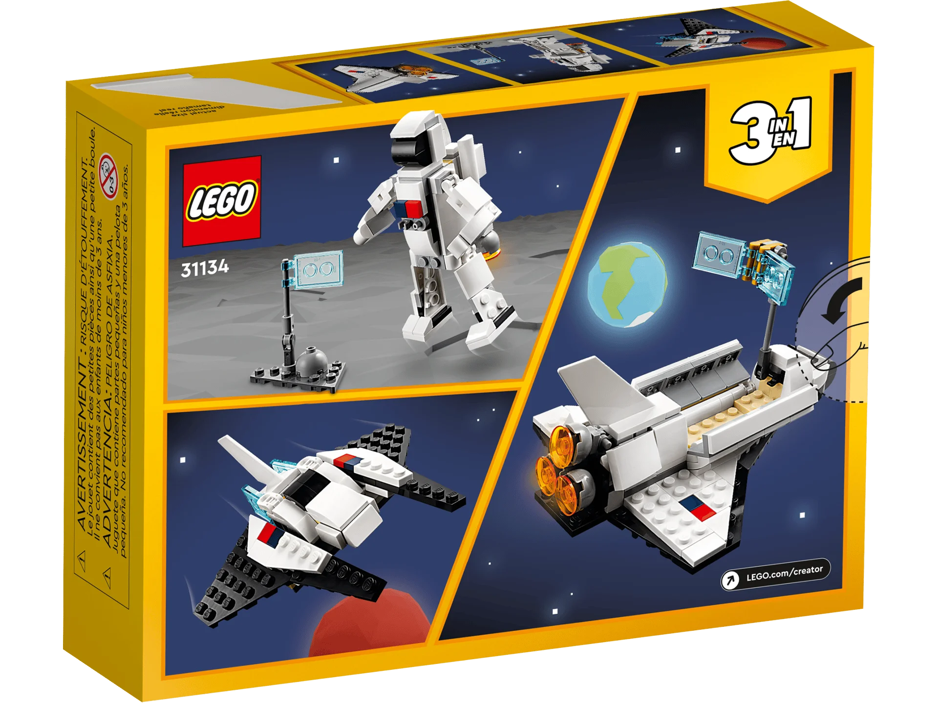 Lego 31134 Creator 3-in-1 Vaivém Espacial