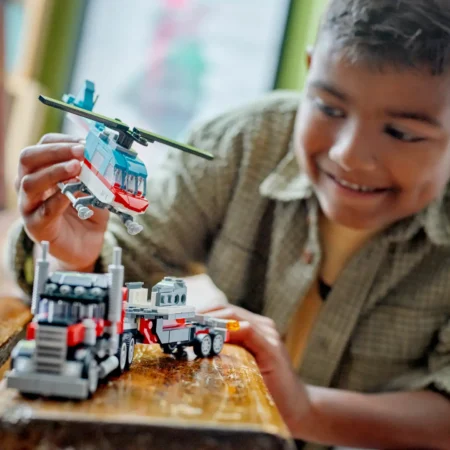 Lego 31146 Creator 3-in-1 Camião de Plataforma com Helicóptero-bidi_