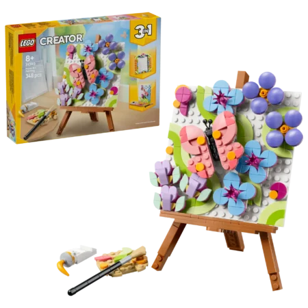 Lego 31390 Creator 3-in-1 Quadro de Decoração com Arte Floral