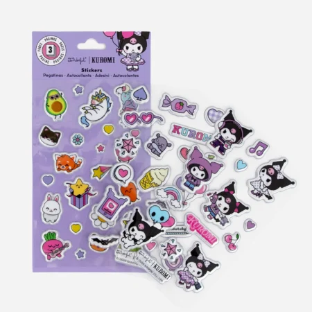 Autocolantes com relevo Kuromi Mr. Wonderful