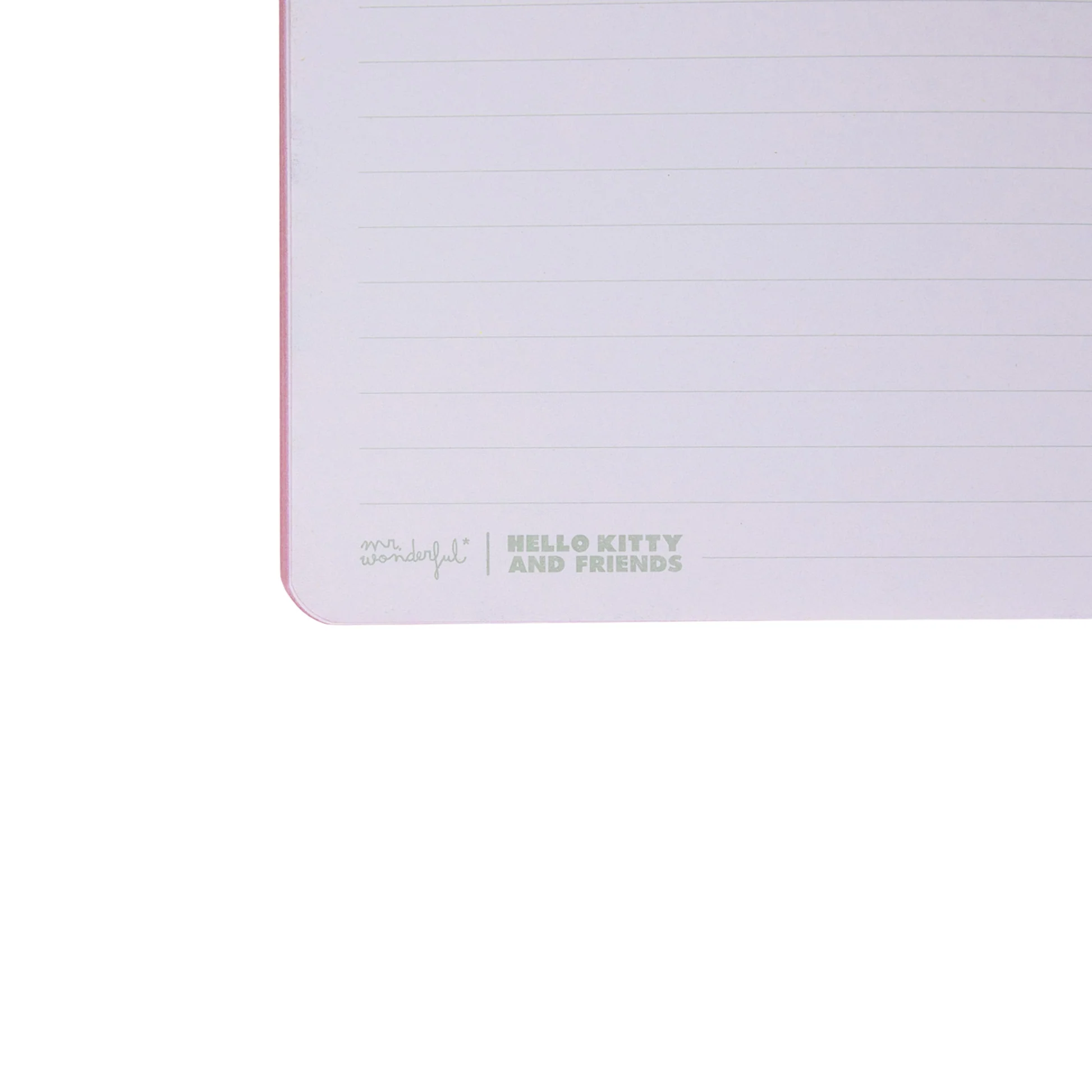 Caderno A5 Hello Kitty and Friends Mr. Wonderful - Everything Is Sweeter with Friends