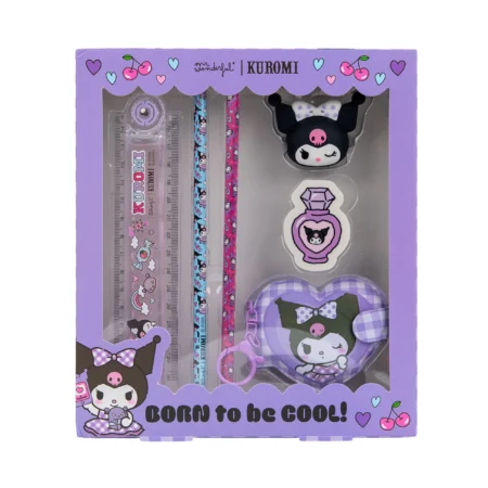 Conjunto de escrita Kuromi Mr. Wonderful - Born to Be Cool!