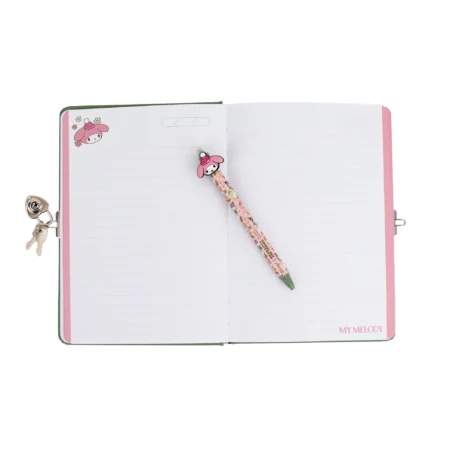 Diário secreto + caneta apagável My Melody Mr. Wonderful - Shhh... It's a Secret