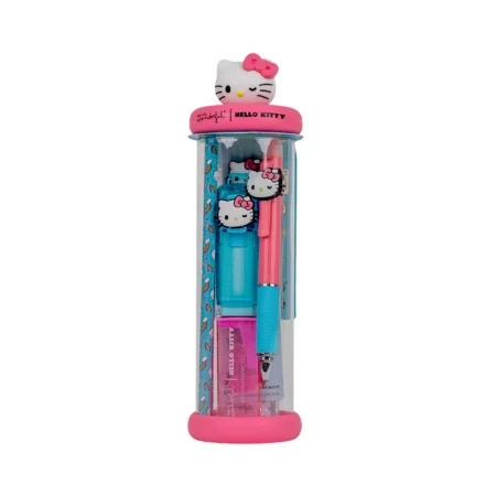 Conjunto de escrita com Estojo charm Hello Kitty Mr. Wonderful