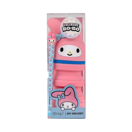 Estojo de silicone extensível + caneta apagável Bo-Bo My Melody Mr. Wonderful