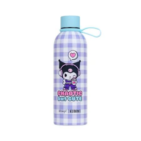 Garrafa térmica Kuromi Mr. Wonderful - Chaotic but Cute