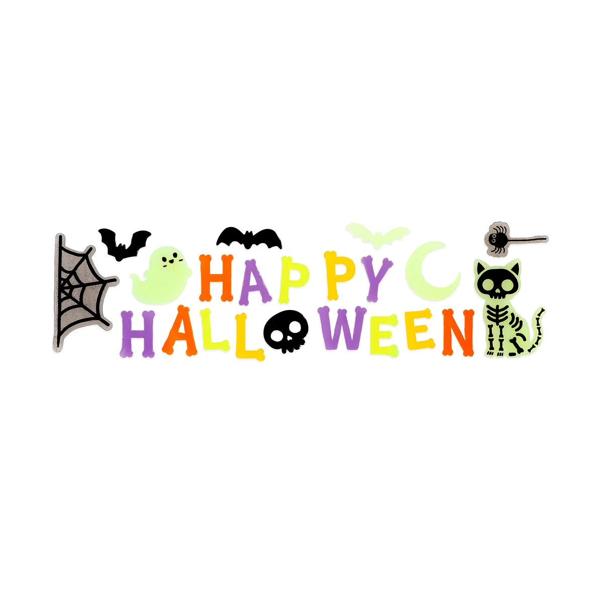 Conjunto Grande de Autocolantes de Gel para Janelas Legami Halloween - Windo-Glow