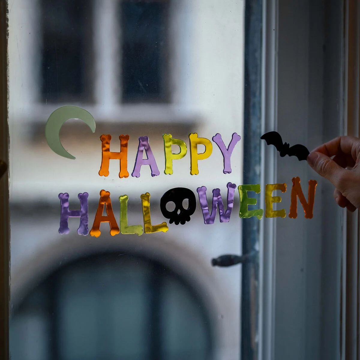 Conjunto Grande de Autocolantes de Gel para Janelas Legami Halloween - Windo-Glow