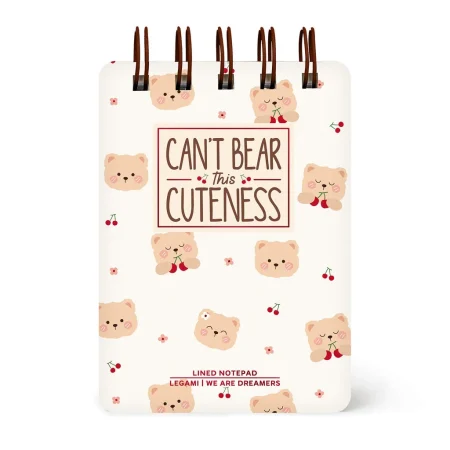 Bloco Apontamentos Legami - Teddy Bear
