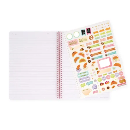 Caderno A4 pautado Legami - Croissant