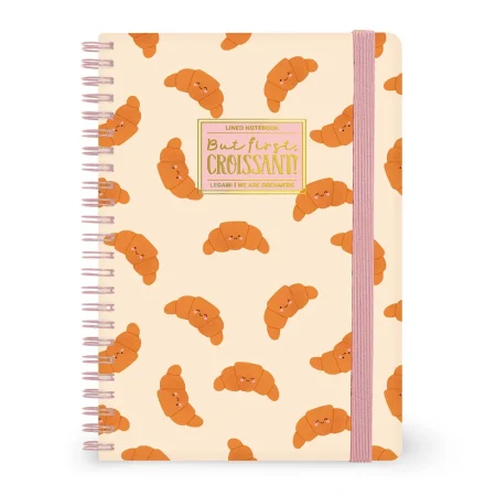 Caderno A5 pautado Legami - Croissant