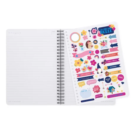 Caderno A5 pautado Legami - Flowers