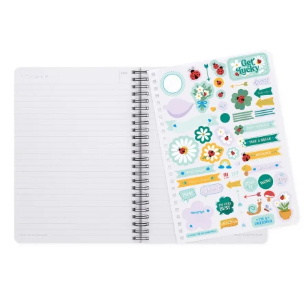 Caderno A5 pautado Legami - Ladybug