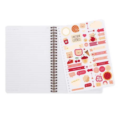 Caderno A5 pautado Legami - Teddy Bear