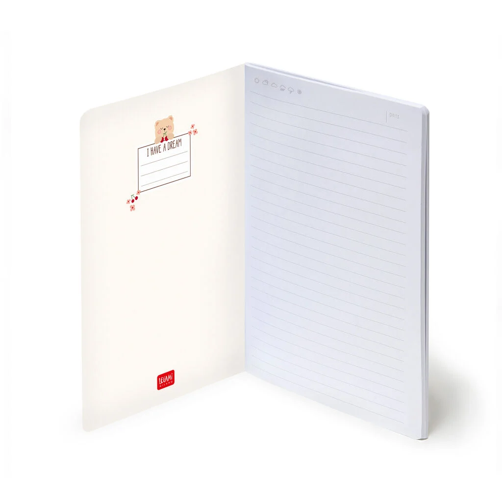 Caderno A5 Legami - Teddy Bear