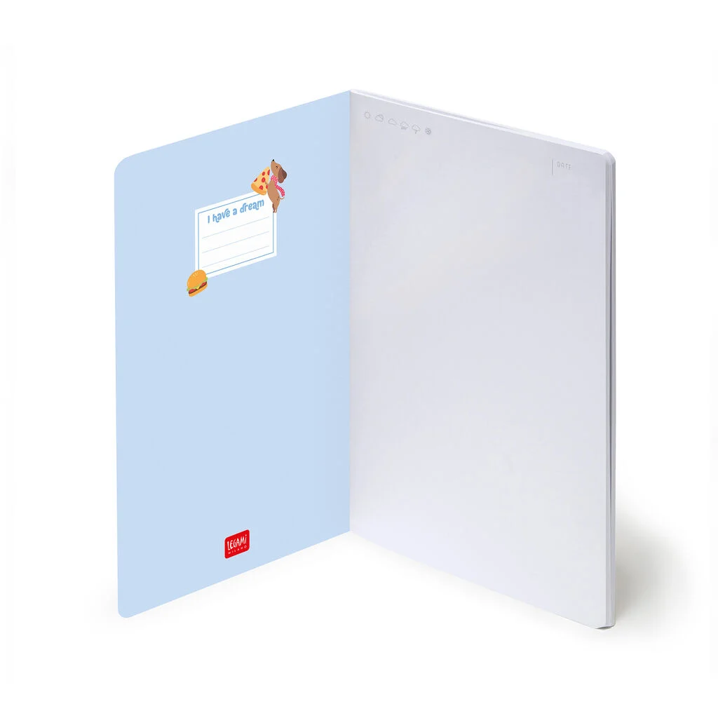 Caderno A5 Legami - Dog