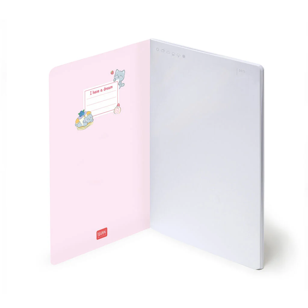 Caderno A5 Legami - Kitty Breakfast